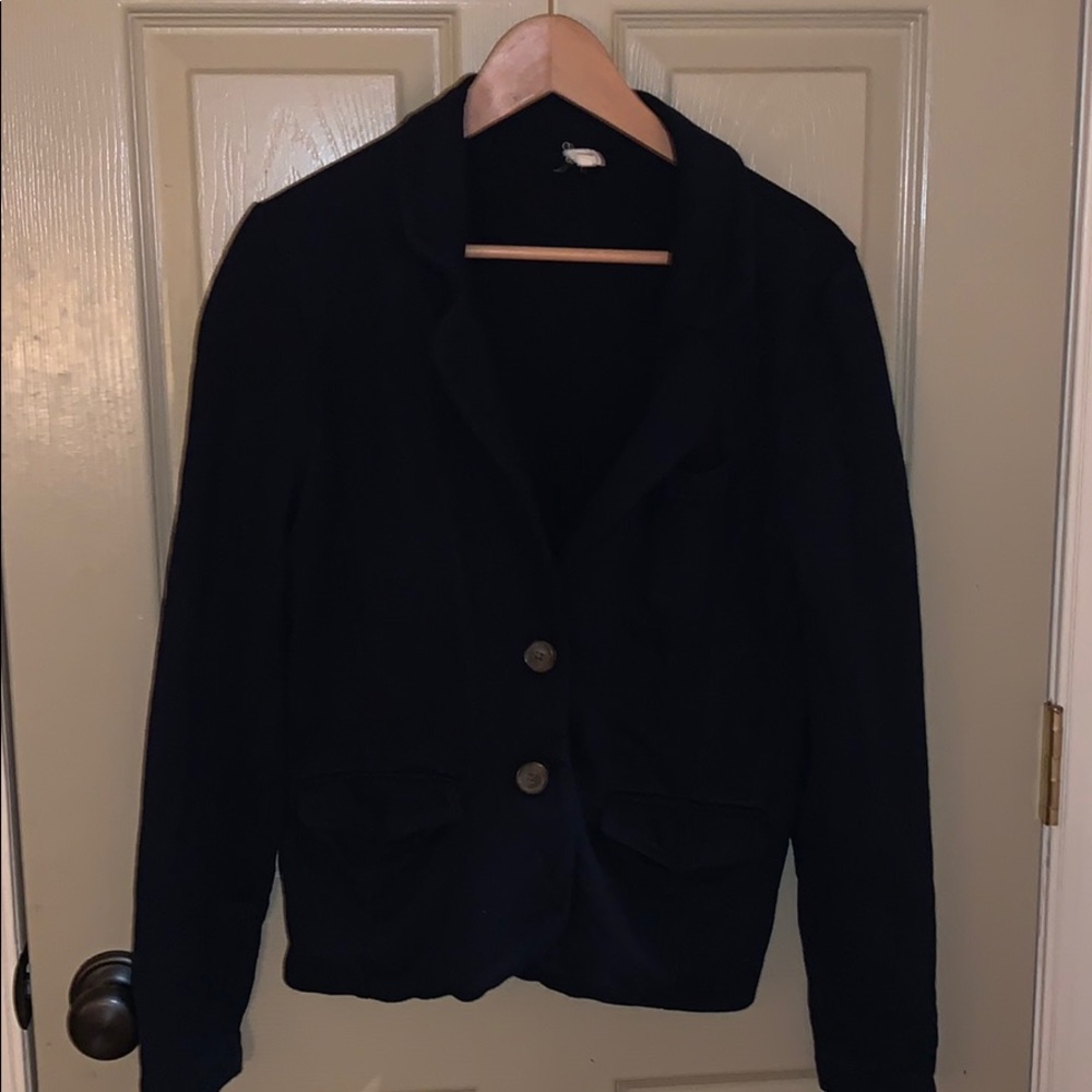 Jcrew size S sweatshirt blazer, Navy